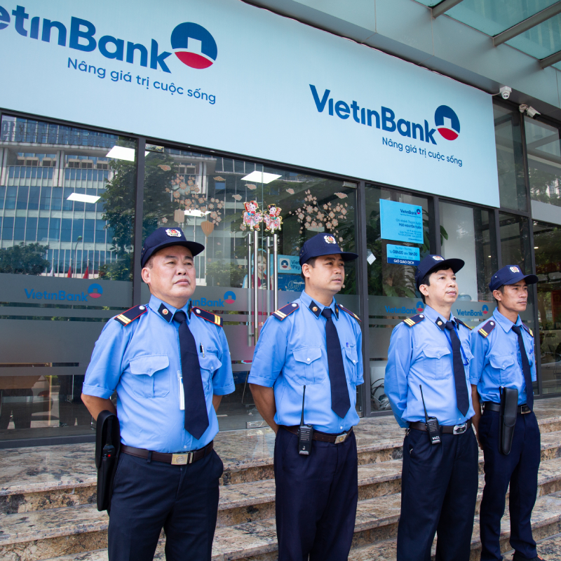 Bảo vệ ngân hàng Vietin Bank