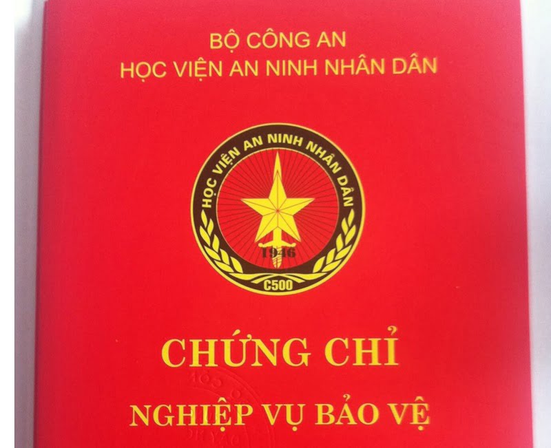 Chứng chỉ nghiệp vụ bảo vệ