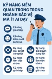 Kỹ năng mềm quan trọng trong ngành bảo vệ