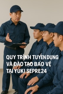 Quy trình tuyển dụng và đào tạo bảo vệ tại Yuki Sepre24