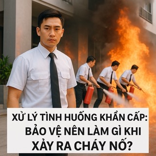 Xử lý tình huống khẩn cấp: Bảo vệ nên làm gì khi xảy ra cháy nổ?