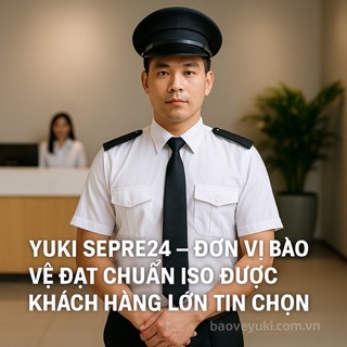 Yuki Sepre24 – Đơn vị bảo vệ đạt chuẩn ISO được khách hàng lớn tin chọn
