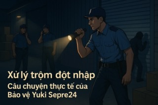 Bảo vệ Yuki Sepre24 xử lý trộm đột nhập ra sao?